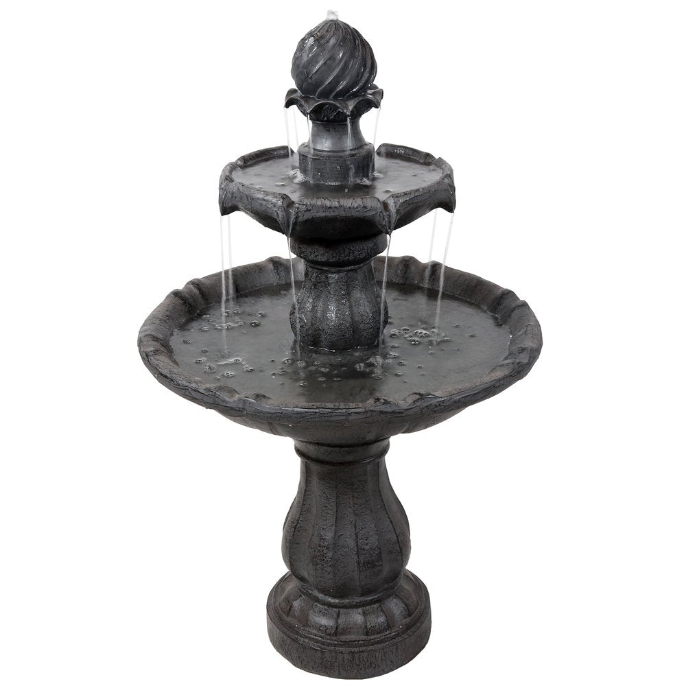 35" Black Heavy Duty Plastic Garden Art