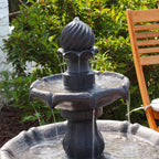 35" Black Heavy Duty Plastic Garden Art