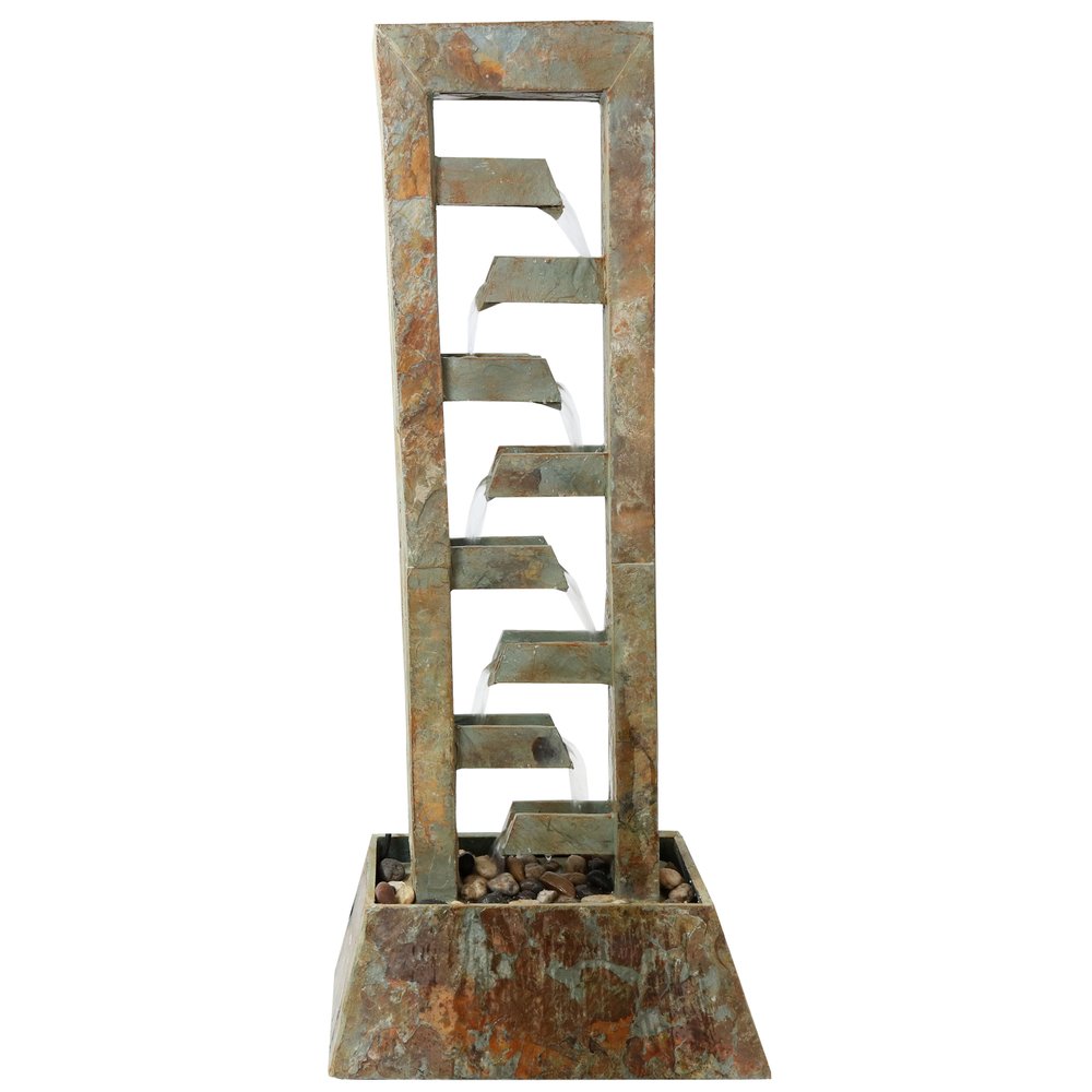 49" Gray Stone Garden Art