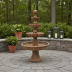 80" Brown Polyresin Garden Art