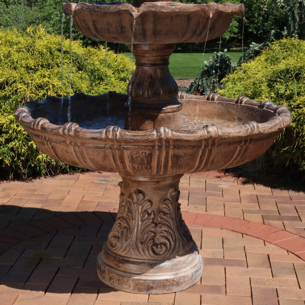 80" Brown Polyresin Garden Art