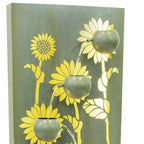 49" Light Green Steel LED lights Garden Hanging Wall or Door Decor
