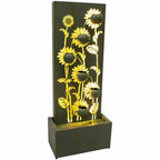 49" Light Green Steel LED lights Garden Art