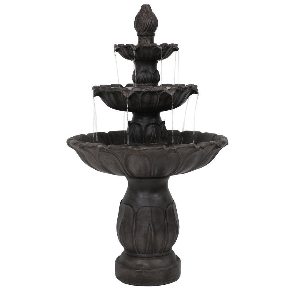 46" Dark Brown Polyresin Garden Art