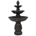46" Dark Brown Heavy Duty Plastic Garden Hanging Wall or Door Decor