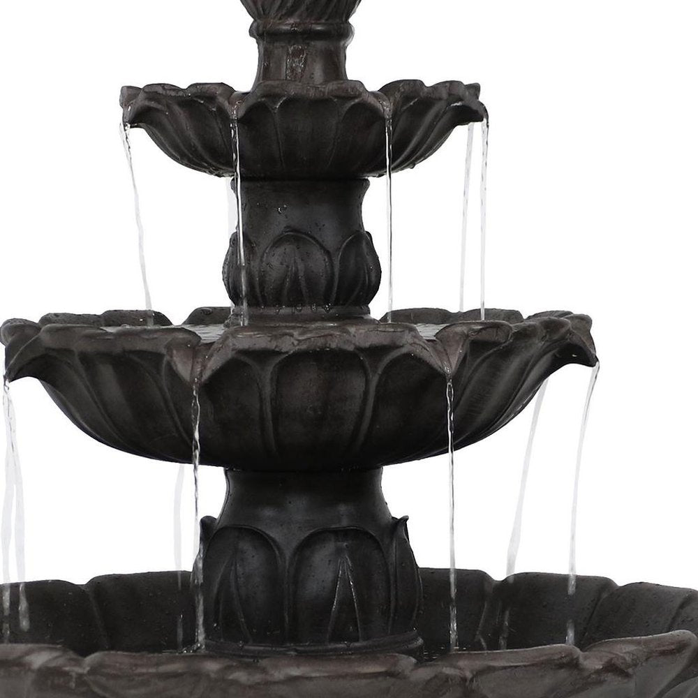 46" Dark Brown Polyresin Garden Art
