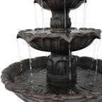 46" Dark Brown Polyresin Garden Art