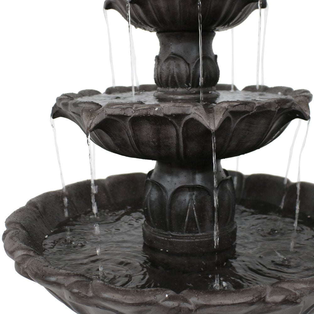 46" Dark Brown Polyresin Garden Art