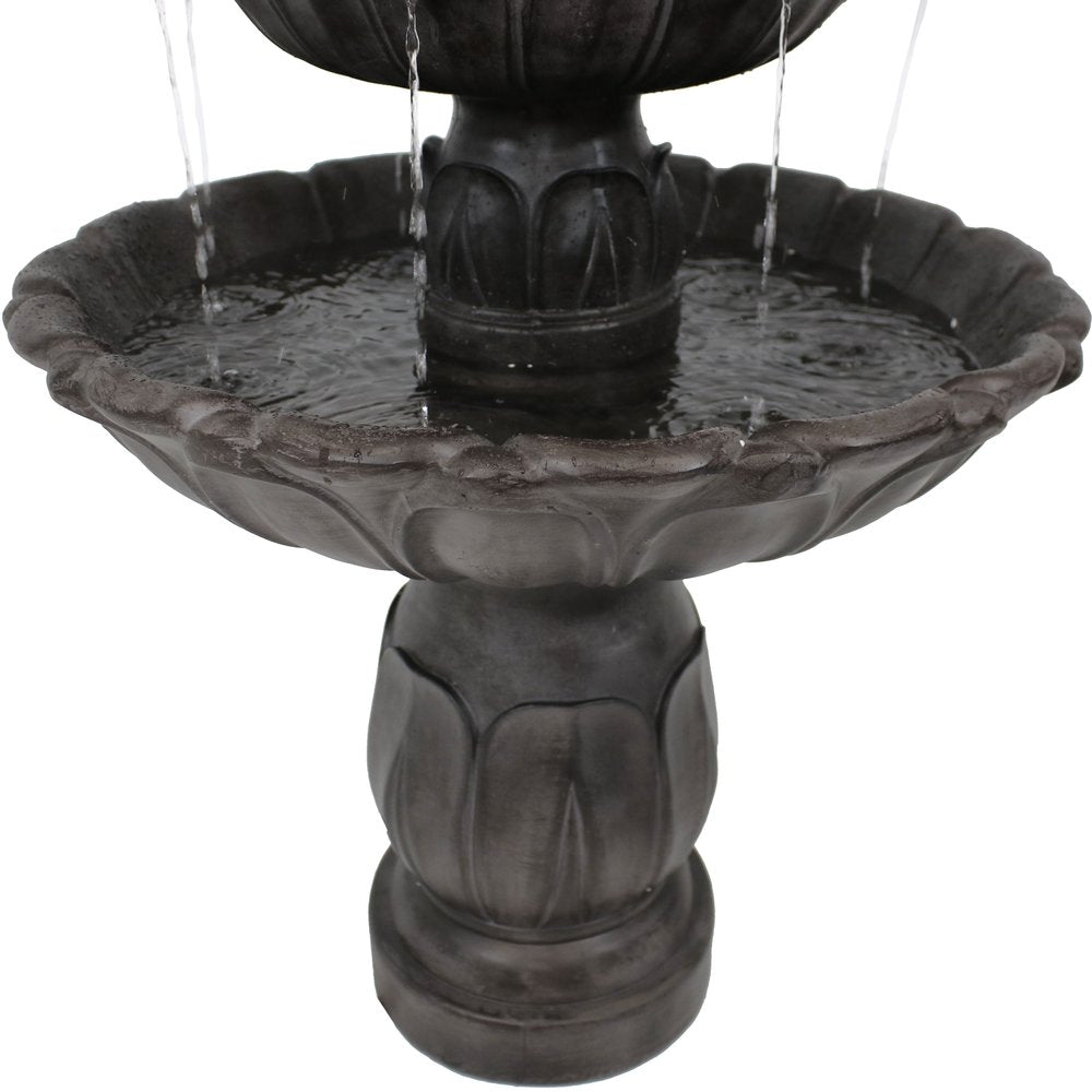 46" Dark Brown Polyresin Garden Art