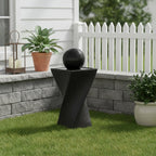 32" Black Heavy Duty Plastic LED lights Garden Art