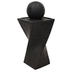 32" Black Heavy Duty Plastic LED lights Garden Art