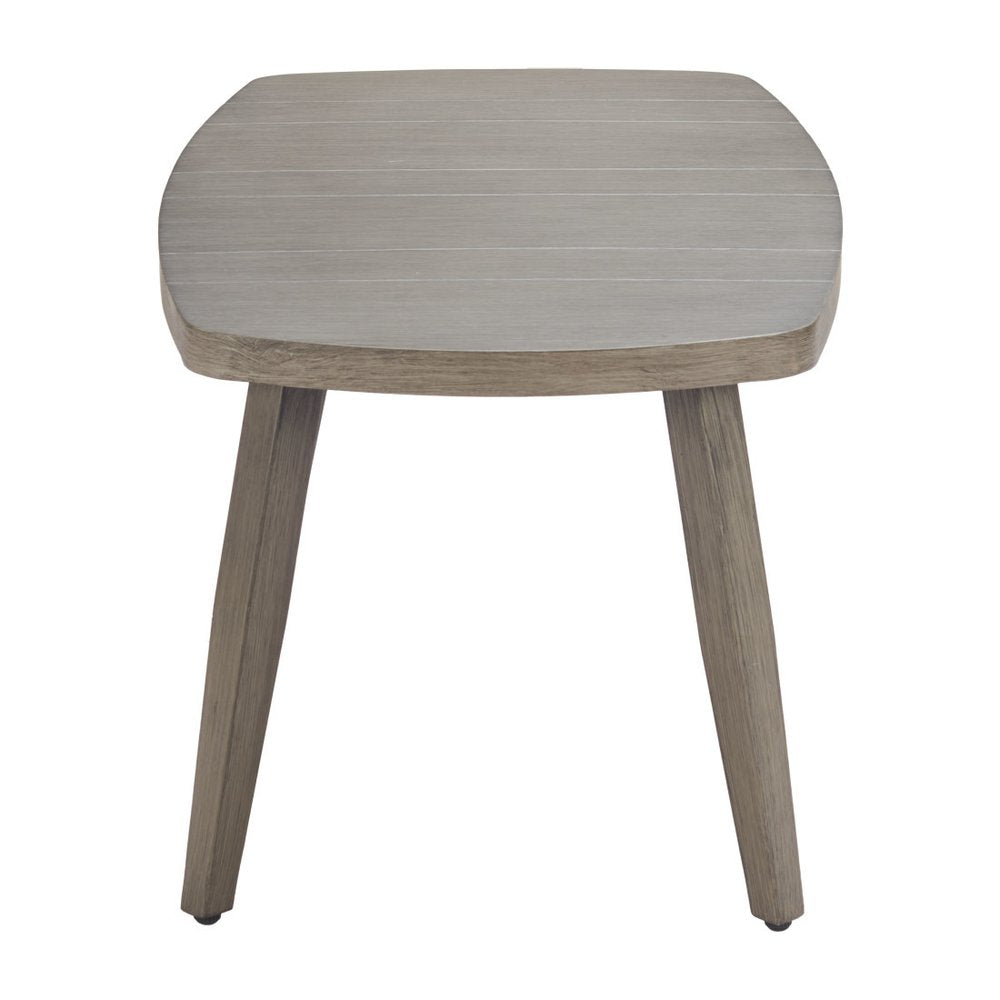 43" Brown Aluminum Outdoor Coffee Table