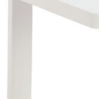 43" White Aluminum Outdoor Coffee Table