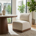 24" Beige Aluminum Outdoor Accent Chair