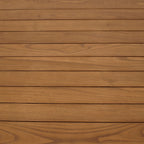 47" Brown Solid Wood Outdoor Dining Table
