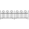Black Steel Garden Stake
