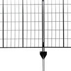 Black Steel Garden Stake