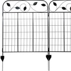 Black Steel Garden Stake