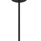 Black Frosted LED Dimmable Outdoor Hanging Light With Black Shades