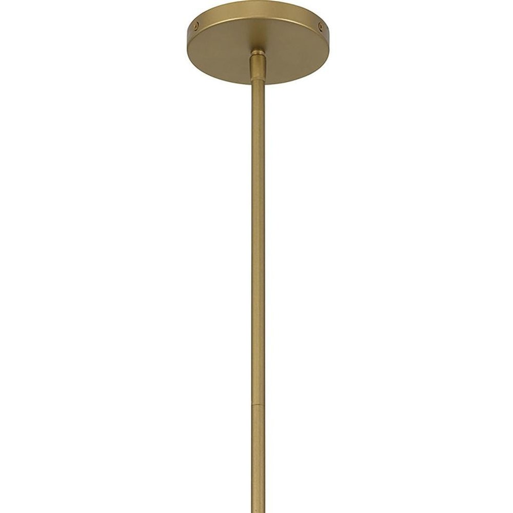 16" Antique Gold Aluminum Cone LED Dimmable Outdoor Pendent Hanging Light