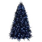 5' Black Pre Lit Full Spruce Christmas Tree
