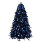 5' Black Pre Lit Full Spruce Christmas Tree