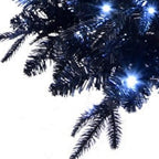 5' Black Pre Lit Full Spruce Christmas Tree