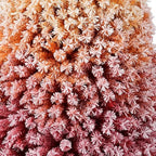 6' Forest Green Light Pink And Light Yellow Full Spruce Christmas Tree