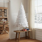 6' White Full Pine Christmas Tree
