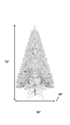 4' White Full Pine Christmas Tree