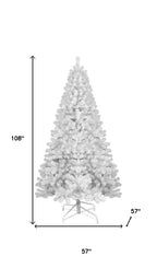 4' White Full Pine Christmas Tree