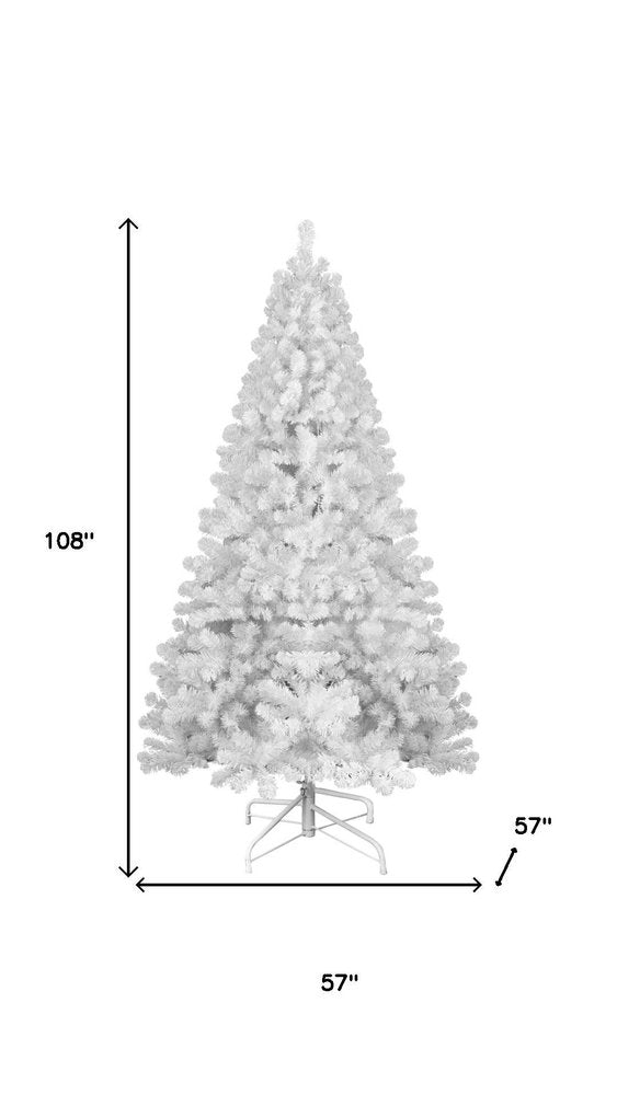 4' White Full Pine Christmas Tree