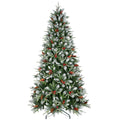 4' White Full Pine Christmas Tree