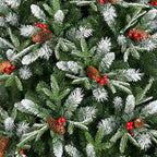 4' White Full Pine Christmas Tree