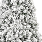 6' Full Flocked Pine Christmas Tree