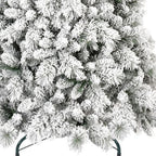 6' Full Flocked Pine Christmas Tree