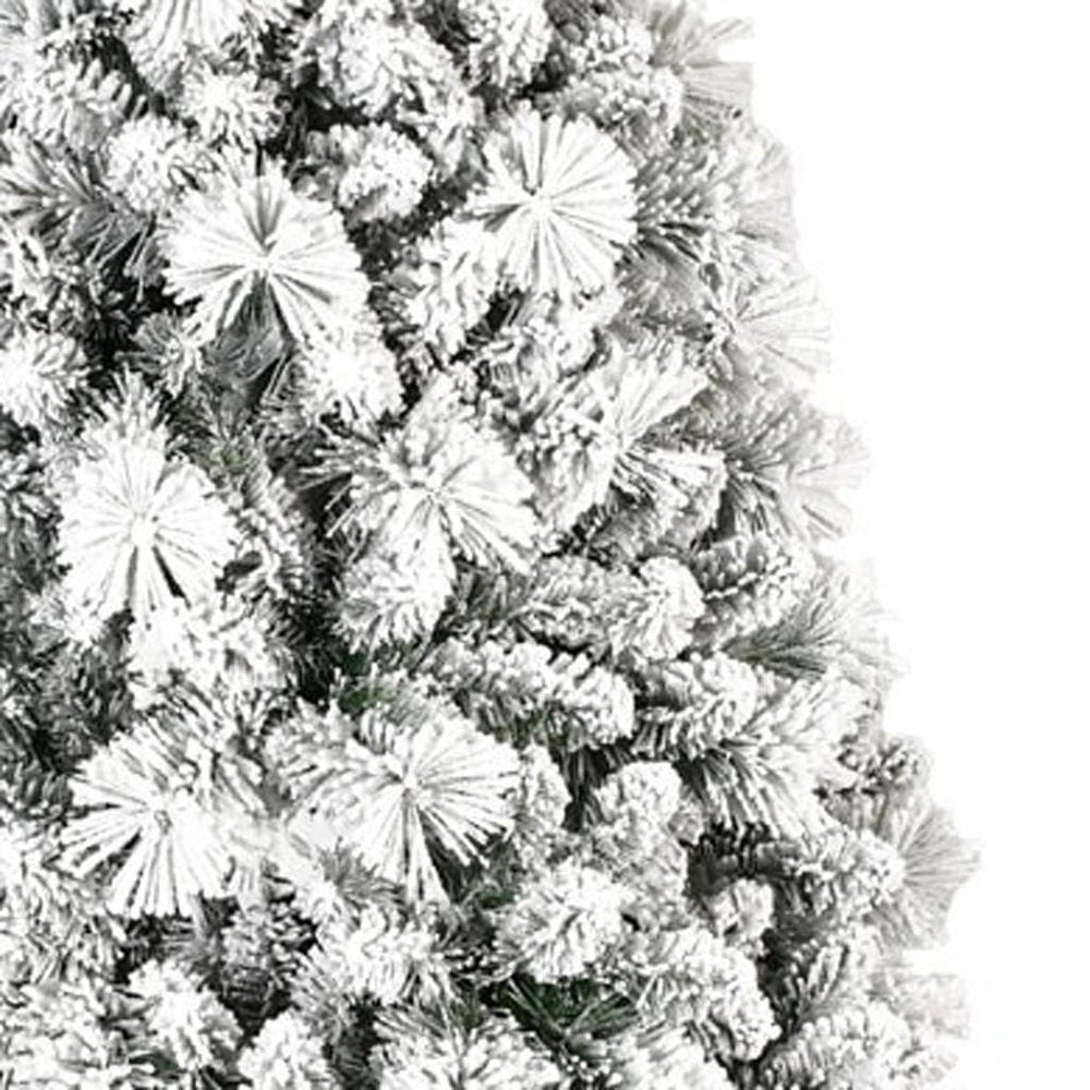 6' Full Flocked Pine Christmas Tree