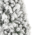 6' Full Flocked Pine Christmas Tree