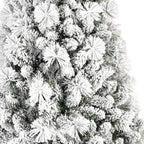6' Full Flocked Pine Christmas Tree