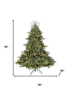 4' Pre Lit Full Pine Christmas Tree