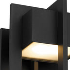 Black LED Dimmable Outdoor Hanging Light