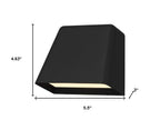 Black LED Dimmable Outdoor Hanging Light