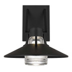 Black Transparent LED Dimmable Outdoor Hanging Light