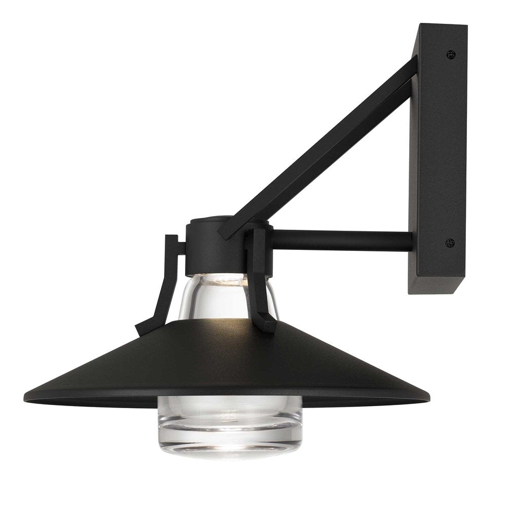 Black Transparent LED Dimmable Outdoor Hanging Light