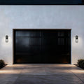 Black Seeded LED Dimmable Outdoor Hanging Light
