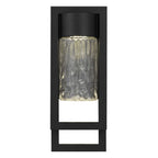 Black Seeded LED Dimmable Outdoor Hanging Light