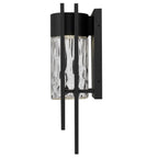 Black Seeded LED Dimmable Outdoor Hanging Light