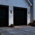 Black Seeded LED Dimmable Outdoor Hanging Light