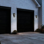 Black Seeded LED Dimmable Outdoor Hanging Light