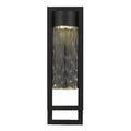 Black Seeded LED Dimmable Outdoor Hanging Light